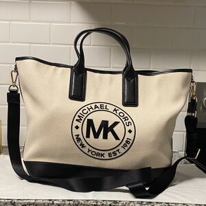 Michael Kors Black and Cream Tote bag